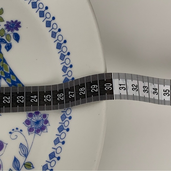 Figgjo Flint Turi Design Lotte Norway Serving Plate MCM Silkscreen Vtg Floral - Picture 8 of 10